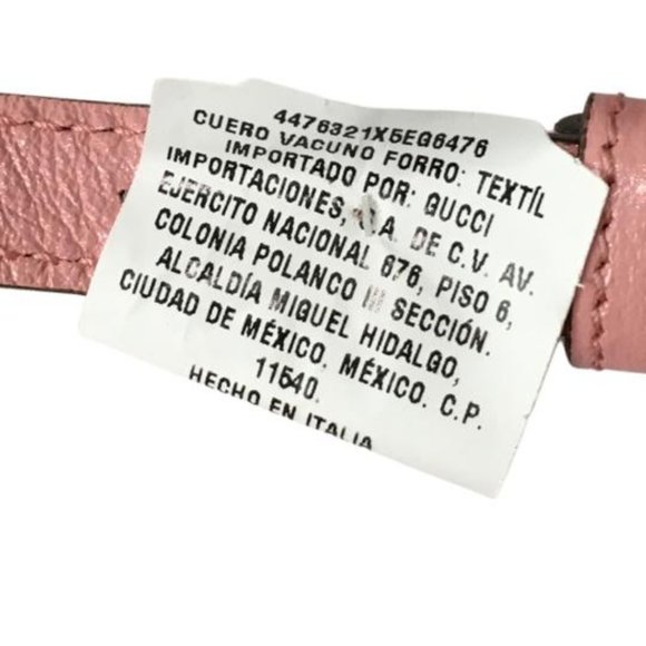 Gucci Women's Marmont Matelasse Leather GG Small Cross Body Bag Red Color DM - Picture 10 of 12